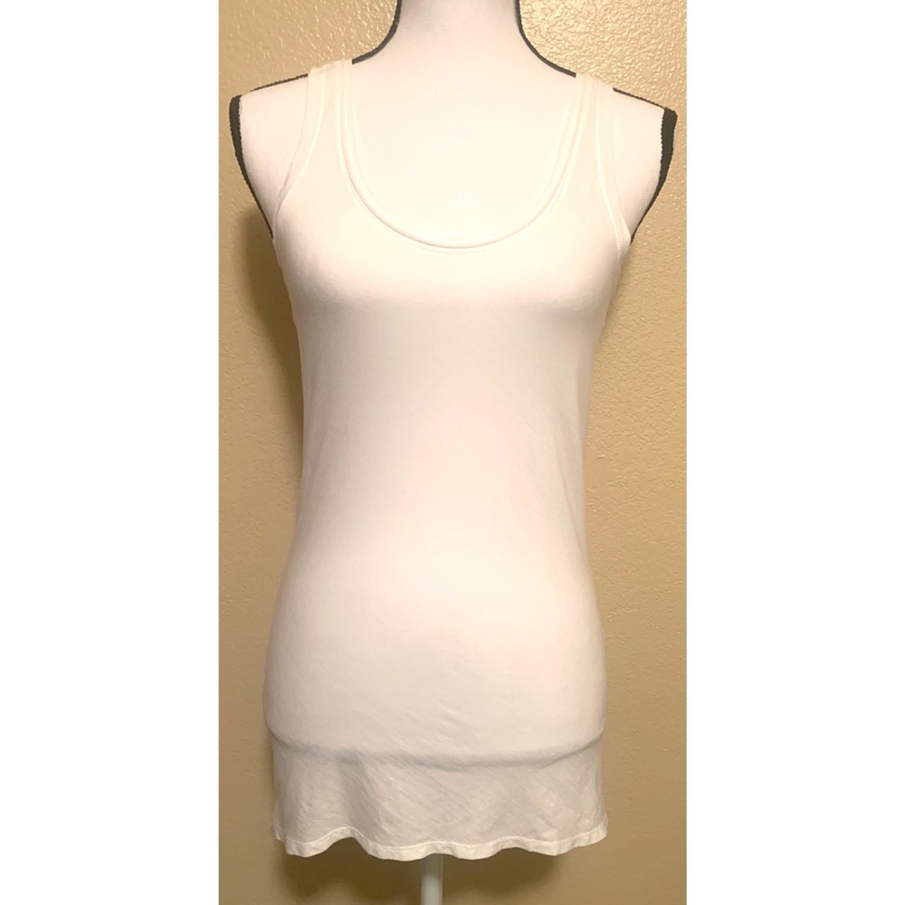 Banana Republic white sleeveless tank medium